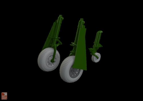 Eduard Accessories 1:48 P-51B/C wheels block tread 2  EDUARD