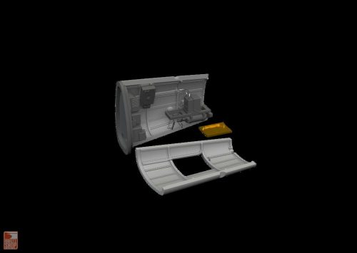 Eduard Accessories 1:72 Bf 109G radio compartment PRINT 1/72