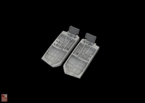 Eduard Accessories 1:72 F6F wheel bays PRINT 1/72