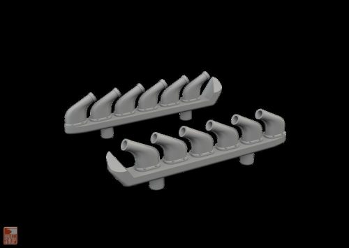 Eduard Accessories 1:72 P-51D exhaust stacks PRINT