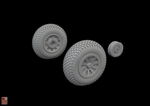 Eduard Accessories 1:72 P-51D wheels cross tread