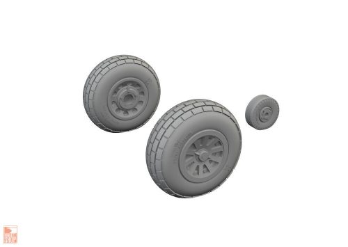 Eduard Accessories 1:72 P-51D wheels block tread 1/72