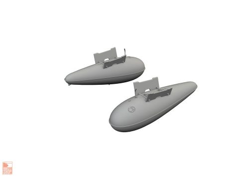 Eduard Accessories 1:72 P-51D 110gal fuel tanks PRINT 1/72