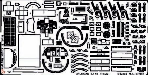 Eduard Accessories 1:72 EA-6B Prowler