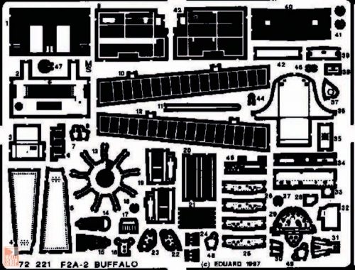 Eduard Accessories 1:72 F2A-2 Buffalo