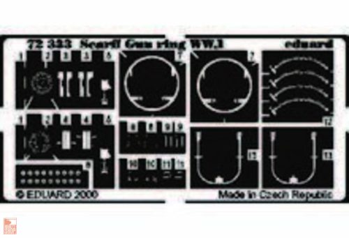 Eduard Accessories 1:72 Scarff gun ring WW.I