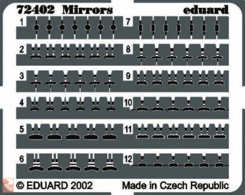 Eduard Accessories 1:72 Spiegel