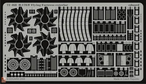 Eduard Accessories 1:72 B-17E/F Flying Fortress exterior für Academy Bausatz