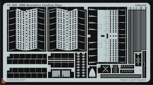 Eduard Accessories 1:72 SBD Dauntless landing flaps für Hasegawa-Bausatz