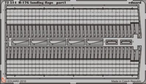 Eduard Accessories 1:72 B-17G landing flaps for Revell