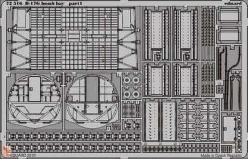 Eduard Accessories 1:72 B-17G bomb bay for Revell