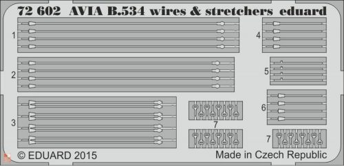 Eduard Accessories 1:72 Avia B.534 wires & stretchers f. Eduard