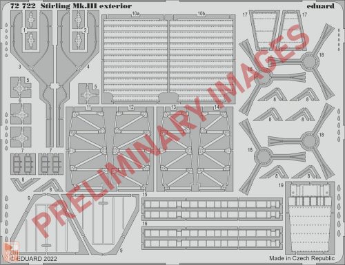 Eduard Accessories 1:72 Stirling Mk.III exterior