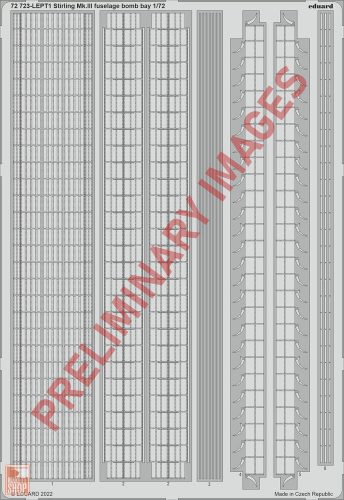Eduard Accessories 1:72 Stirling Mk.III fuselage bomb bay