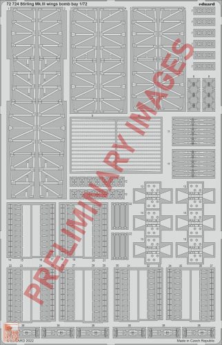 Eduard Accessories 1:72 Stirling Mk.III wings bomb bays