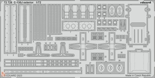 Eduard Accessories 1:72 C-130J exterior 1/72 ZVEZDA