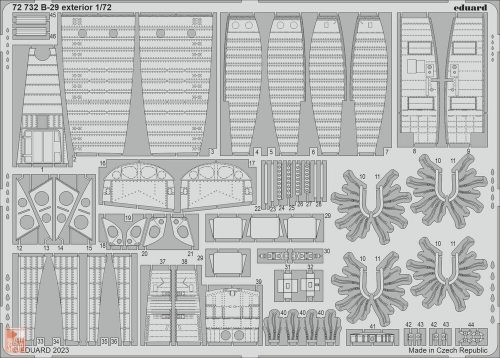 Eduard Accessories 1:72 B-29 exterior 1/72 HOBBY 2000 / ACADEMY