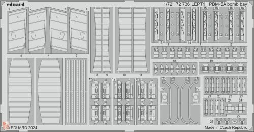 Eduard Accessories 1:72 PBM-5A bomb bay 1/72 ACADEMY