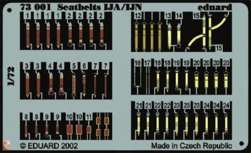 Eduard Accessories 1:72 Seatbelts IJA/IJN,