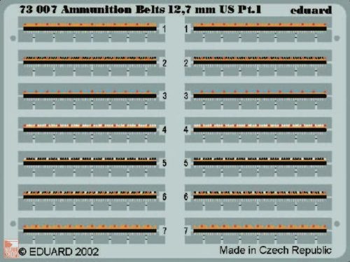 Eduard Accessories 1:72 Ammunition Belts 12,7mm US