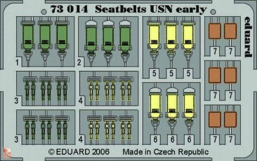 Eduard Accessories 1:72 Seatbelts USN early