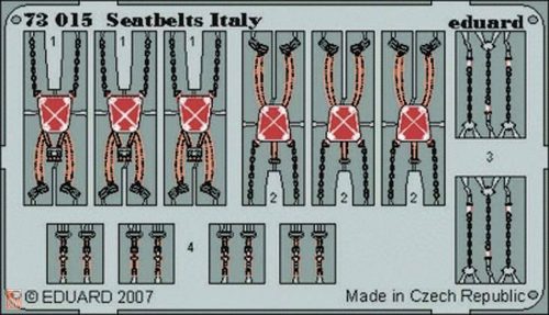 Eduard Accessories 1:72 Seatbelts Italy WWII