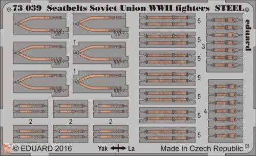 Eduard Accessories 1:72 Seatbelts Soviet Union WWII fightersSTEE