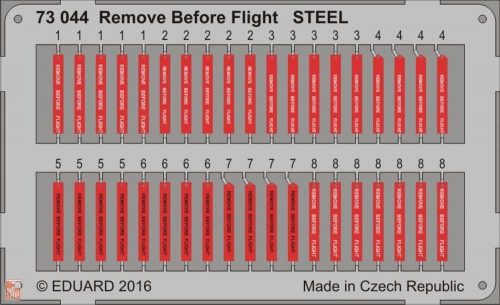 Eduard Accessories 1:72 Remove Before Flight STEEL