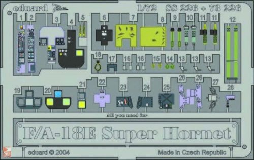 Eduard Accessories 1:72 F-18E Super Hornet
