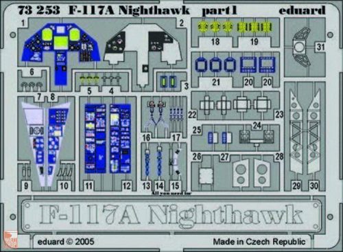 Eduard Accessories 1:72 F-117 A Nighthawk