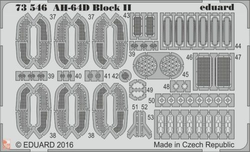 Eduard Accessories 1:72 AH-64D Block II for Academy