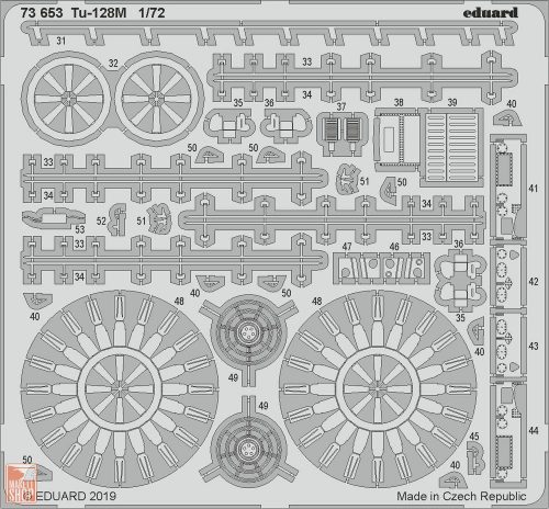 Eduard Accessories 1:72 Tu-128M for Trumpeter