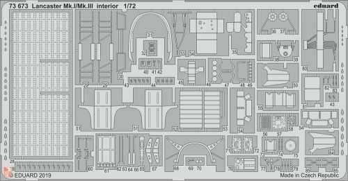 Eduard Accessories 1:72 Lancaster Mk.I/Mk.III interior f.Revell