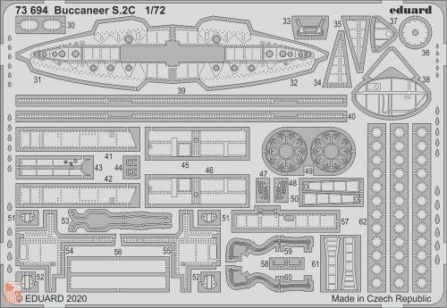 Eduard Accessories 1:72 Buccaneer S.2C for Airfix