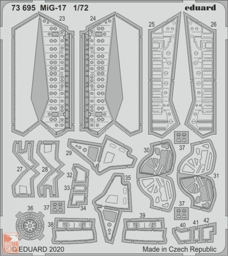 Eduard Accessories 1:72 MiG-17 for Airfix