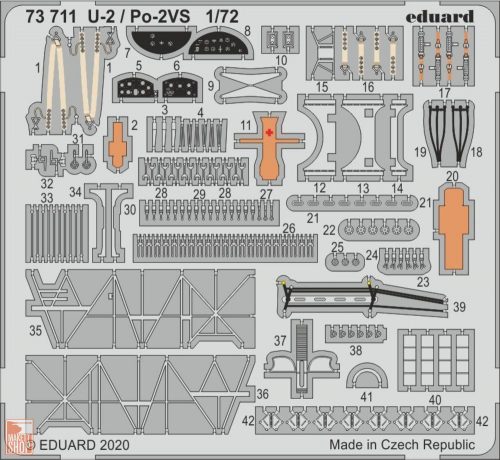 Eduard Accessories 1:72 U-2/Po-2VS for ICM