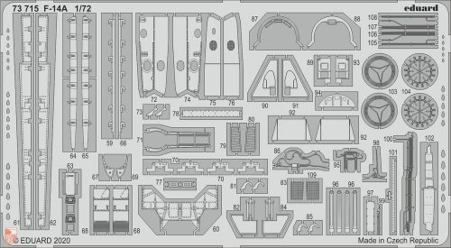 Eduard Accessories 1:72 F-14A for Great Wall Hobby