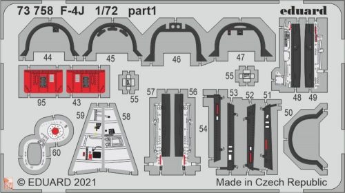 Eduard Accessories 1:72 F-4J, for FINE MOLDS