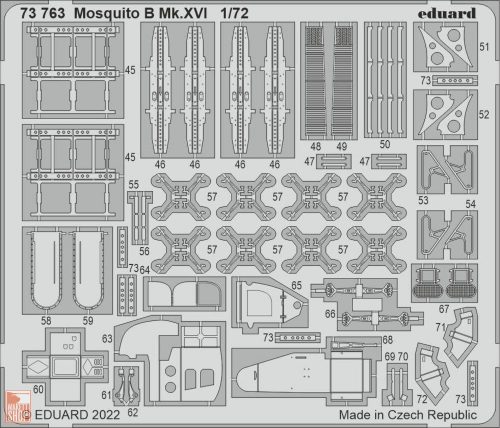 Eduard Accessories 1:72 Mosquito B Mk.XVI for AIRFIX