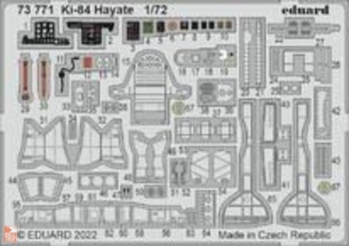 Eduard Accessories 1:72 Ki-84 Hayate 1/72