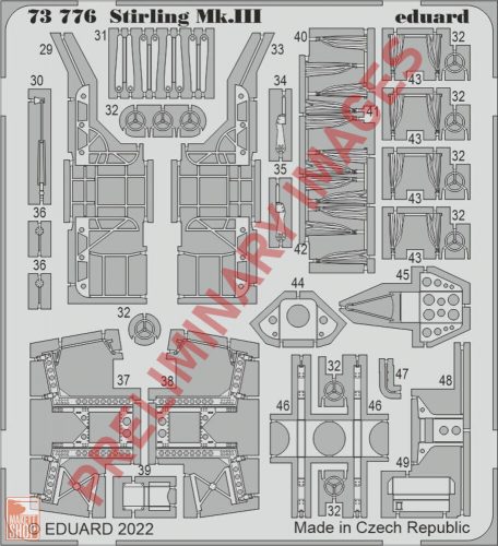 Eduard Accessories 1:72 Stirling Mk.III