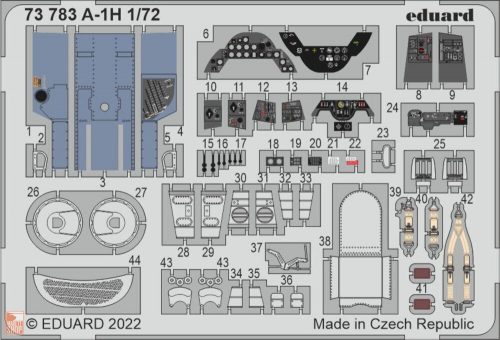 Eduard Accessories 1:72 A-1H for HASEGAWA / HOBBY 2000