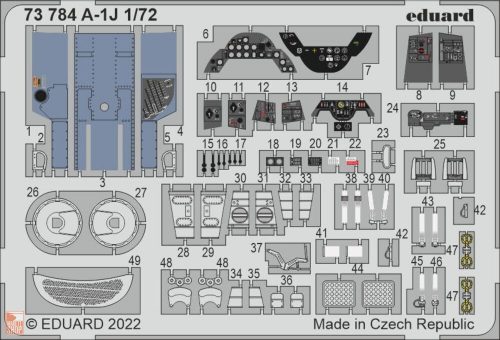 Eduard Accessories 1:72 A-1J for HASEGAWA / HOBBY 2000