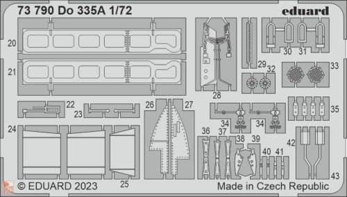 Eduard Accessories 1:72 Do 335A for HOBBY 2000 / DRAGON