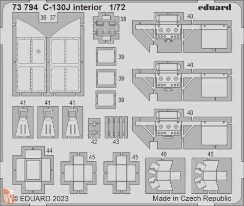 Eduard Accessories 1:72 C-130J interior 1/72 ZVEZDA