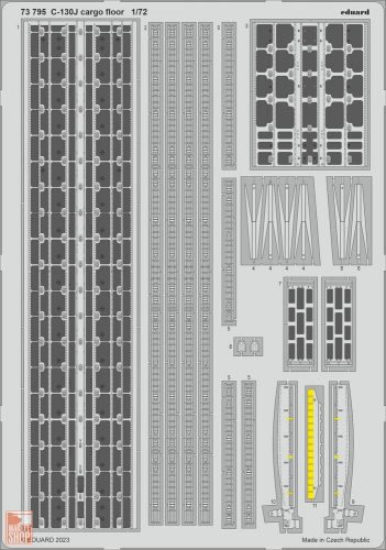 Eduard Accessories 1:72 C-130J cargo floor 1/72 ZVEZDA