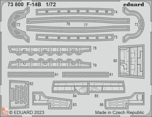 Eduard Accessories 1:72 F-14B 1/72 ACADEMY