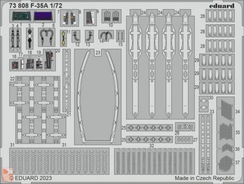 Eduard Accessories 1:72 F-35A 1/72 TAMIYA