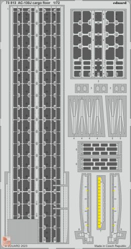 Eduard Accessories 1:72 AC-130J cargo floor 1/72 ZVEZDA