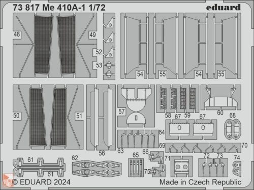 Eduard Accessories 1:72 Me 410A-1 1/72 AIRFIX